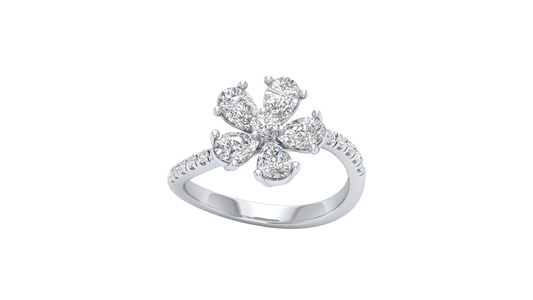 White Gold-Supernova Statement Lab-Grown Diamond Engagement Ring_view=TOP