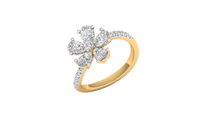 Yellow Gold-Supernova Statement Lab-Grown Diamond Engagement Ring_view=3DV