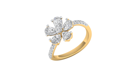 Yellow Gold-Supernova Statement Lab-Grown Diamond Engagement Ring_view=3DV