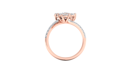 Pink Gold-Gleam Lab-Grown Diamond Engagement Ring_view=FRONT