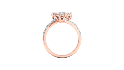 Pink Gold-Gleam Lab-Grown Diamond Engagement Ring_view=FRONT