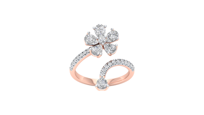 Pink Gold-Gleam Lab-Grown Diamond Engagement Ring_view=TOP