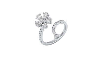 White Gold-Gleam Lab-Grown Diamond Engagement Ring_view=3DV