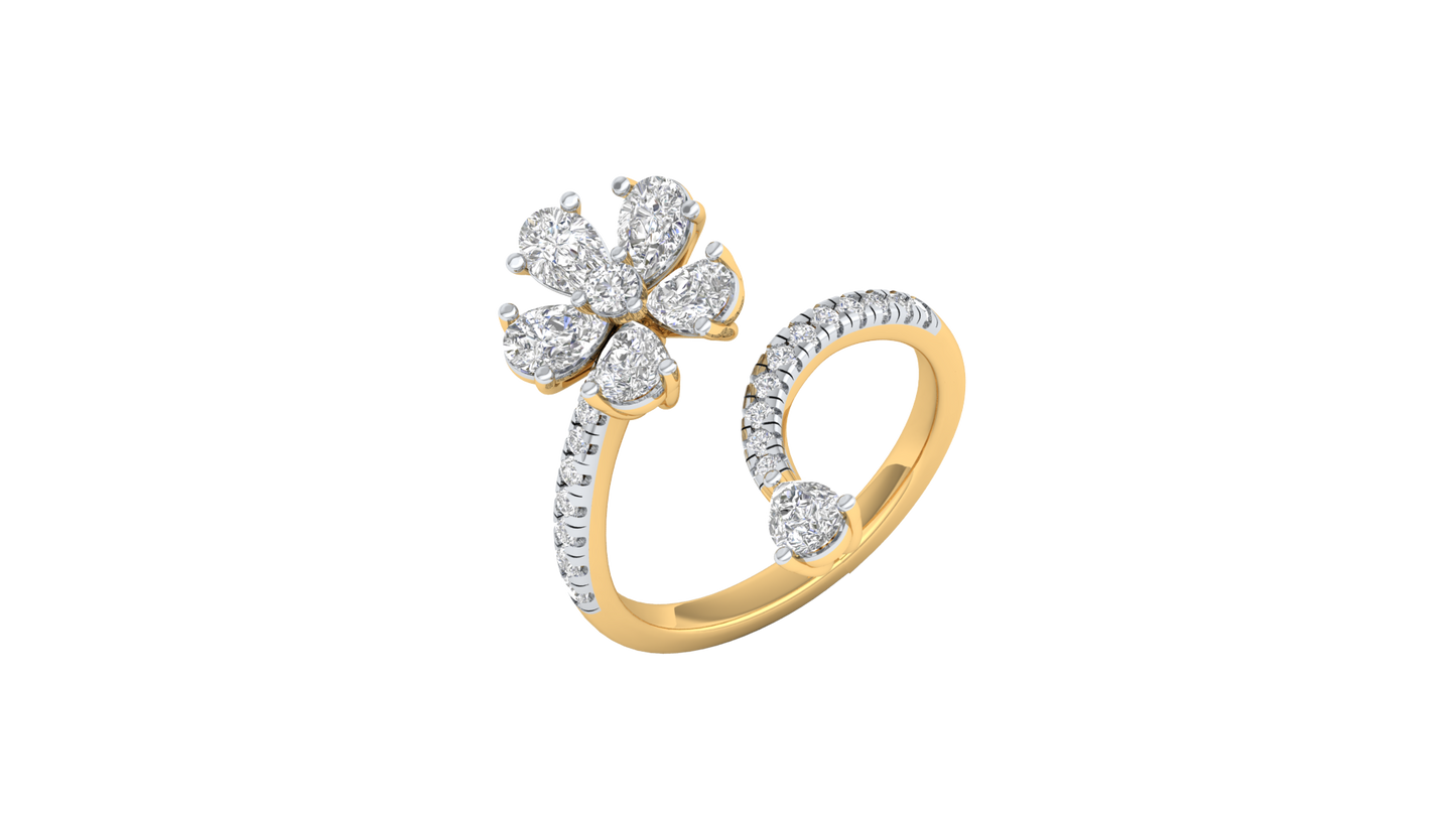 Yellow Gold-Gleam Lab-Grown Diamond Engagement Ring_view=3DV