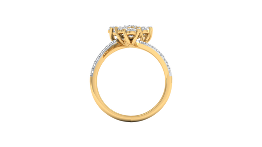 Yellow Gold-Gleam Lab-Grown Diamond Engagement Ring_view=FRONT