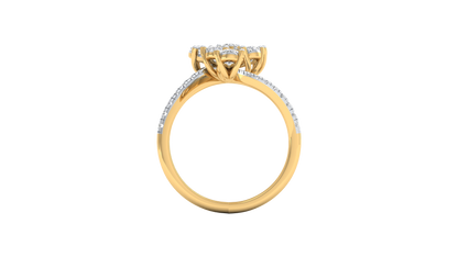 Yellow Gold-Gleam Lab-Grown Diamond Engagement Ring_view=FRONT