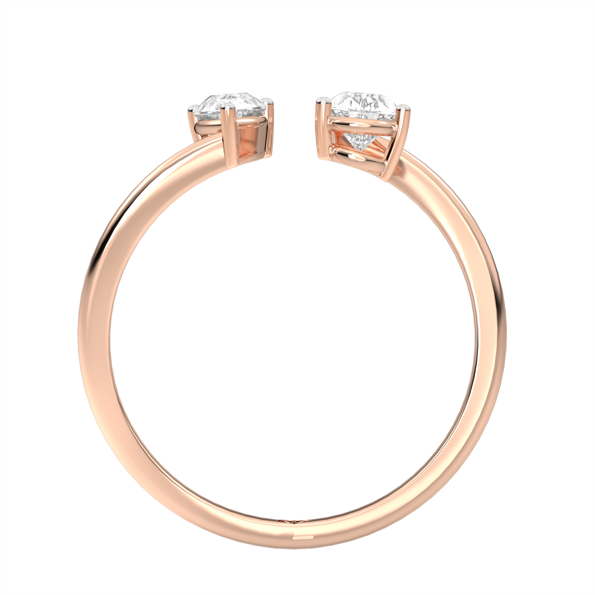 Pink Gold-Nebula Twist Lab-Grown Diamond Cocktail Ring_view=FRONT