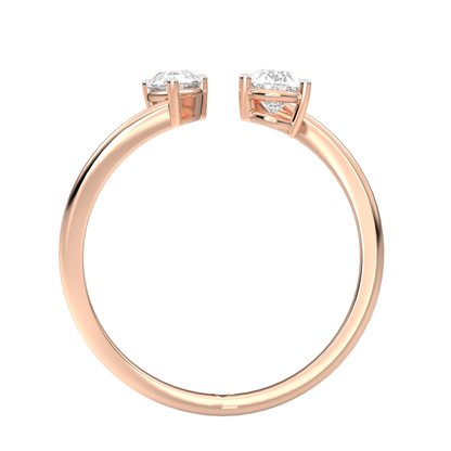 Pink Gold-Nebula Twist Lab-Grown Diamond Cocktail Ring_view=FRONT