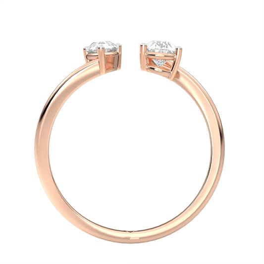 Pink Gold-Nebula Twist Lab-Grown Diamond Cocktail Ring_view=FRONT