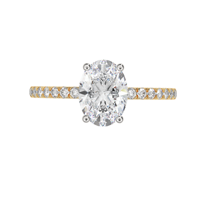 Yellow Gold-Luna Channel-Set Lab-Grown Diamond Engagement Ring_view=TOP