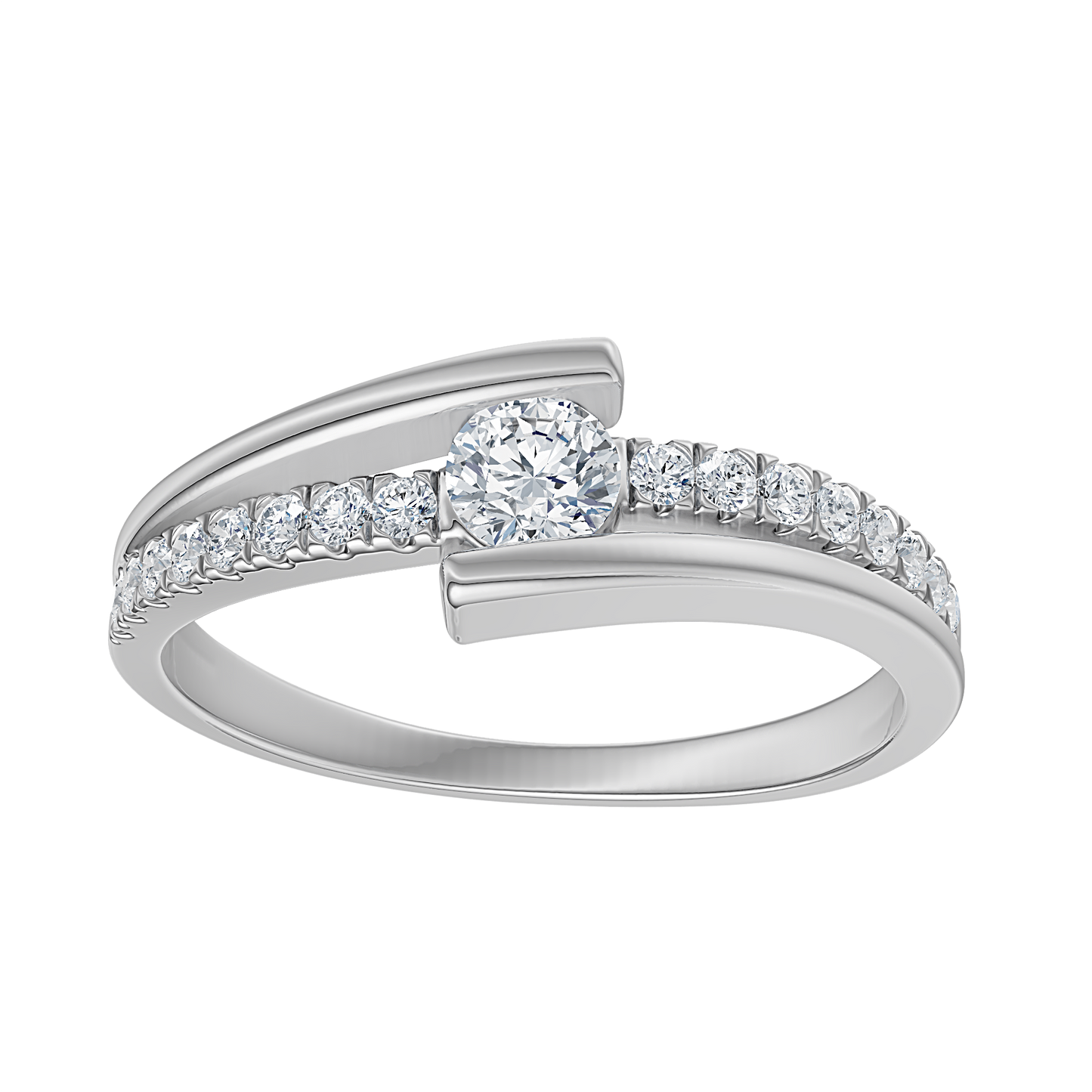 White Gold-Blush Lab Diamond Ring 0.15ct Round Center_view=3DH