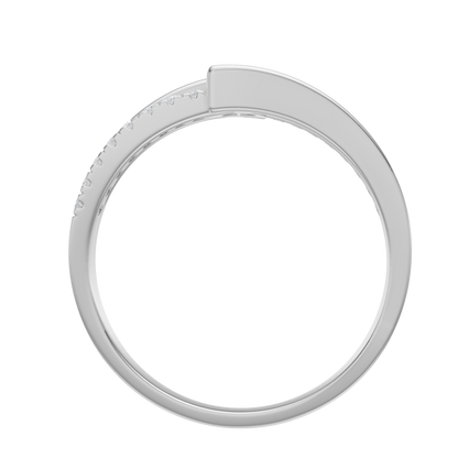 White Gold-Blush Lab Diamond Ring 0.15ct Round Center_view=FRONT