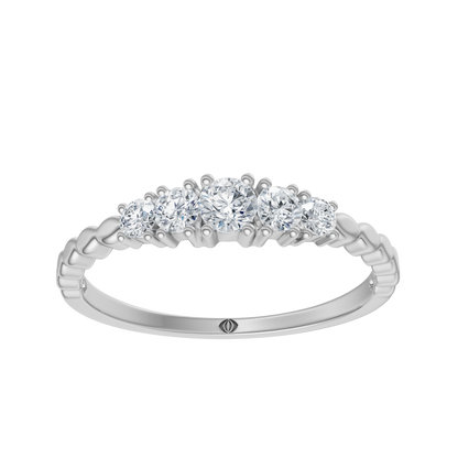 White Gold-Horizon Lab Diamond Band_view=3DH