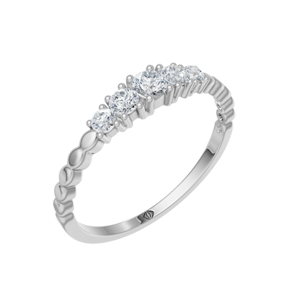 White Gold-Horizon Lab Diamond Band_view=3DV