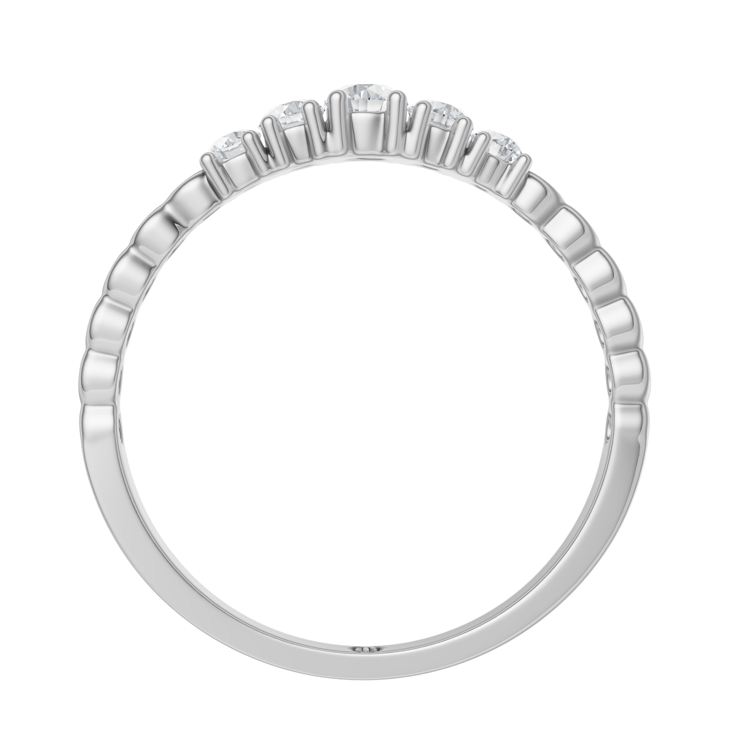 White Gold-Horizon Lab Diamond Band_view=FRONT
