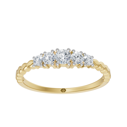 Yellow Gold-Horizon Lab Diamond Band_view=3DH