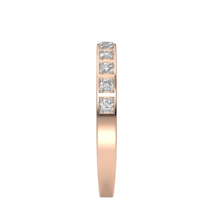 Pink Gold-Eclipse Lab-Grown Diamond Band_view=SIDE