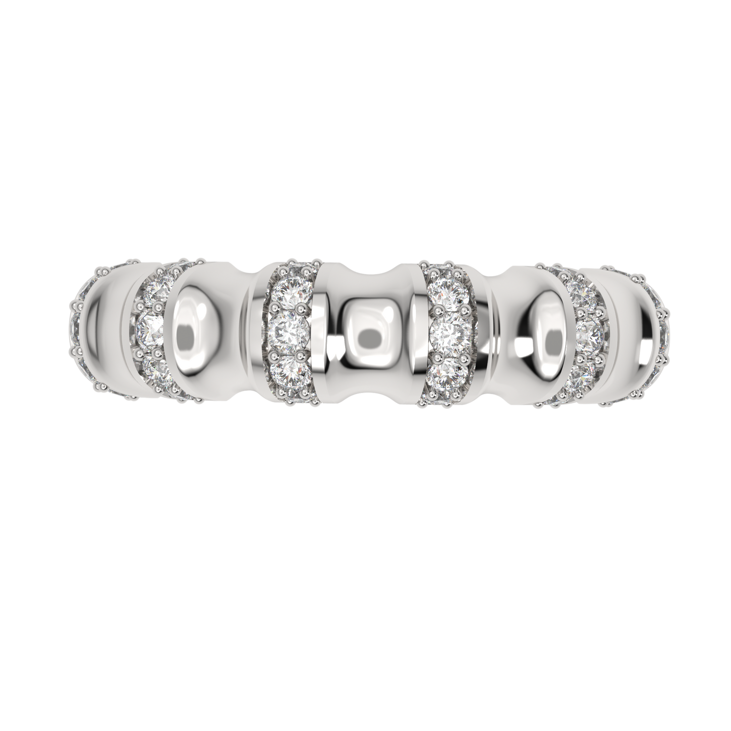 White Gold-Aurora Lab-Grown Diamond Band_view=TOP