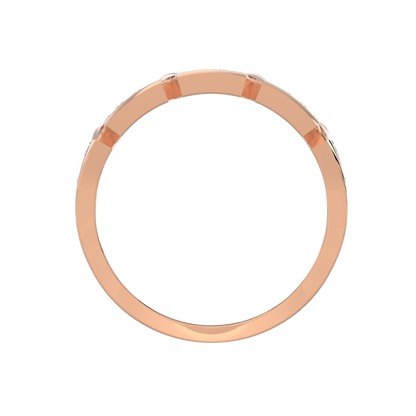 Pink Gold-Solstice Lab-Grown Diamond Band_view=FRONT