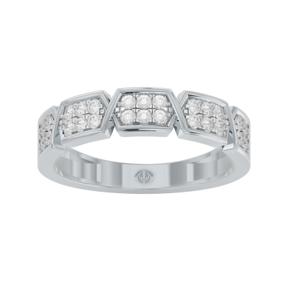 White Gold-Solstice Lab-Grown Diamond Band_view=3DH