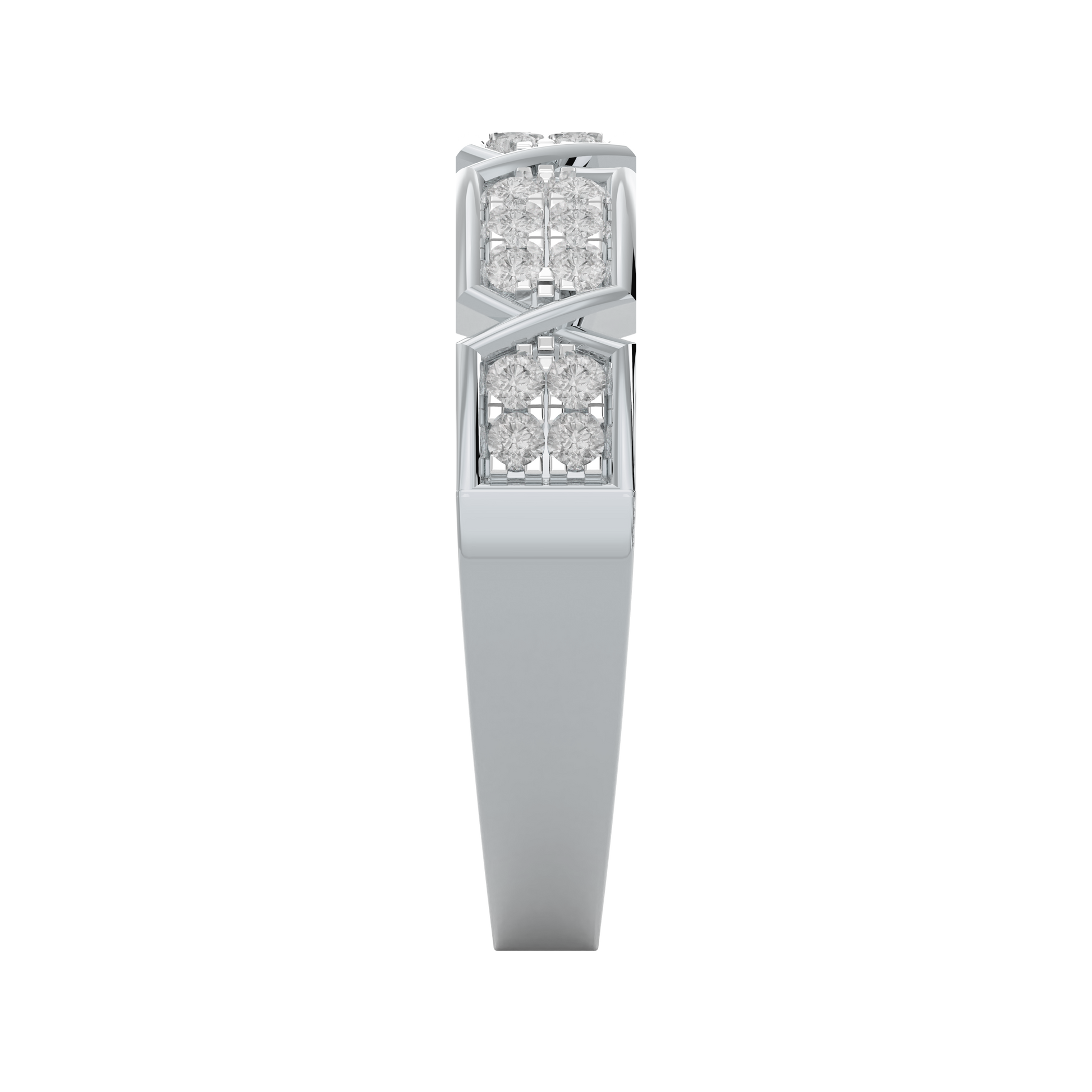 White Gold-Solstice Lab-Grown Diamond Band_view=SIDE