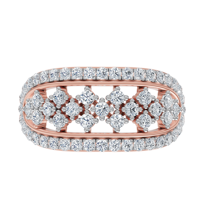Pink Gold-Interlace Band_view=TOP