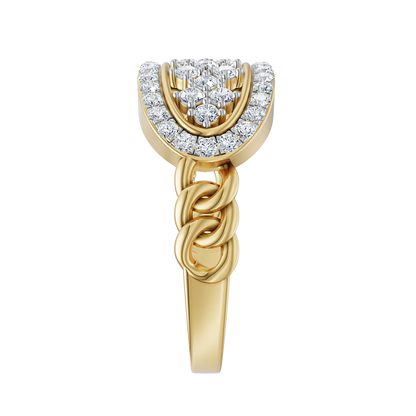 Yellow Gold-Interlace Band_view=SIDE