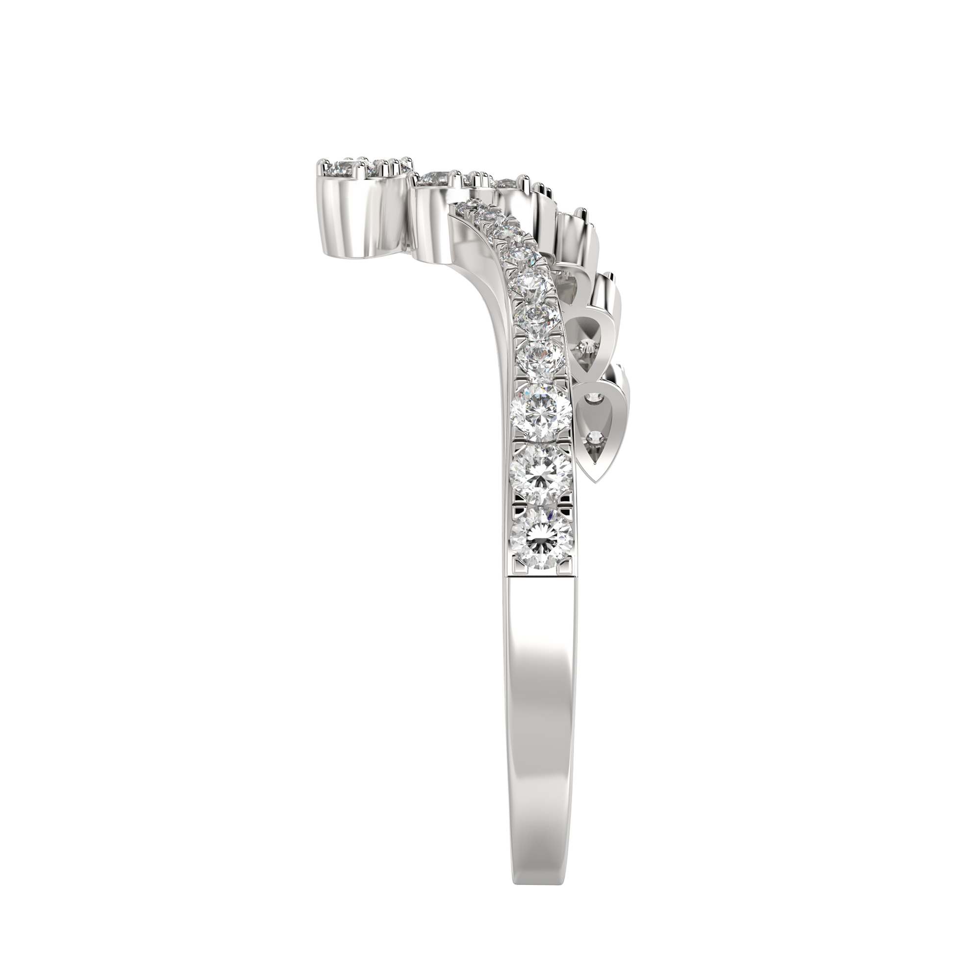 White Gold-Serenity Lab-Grown Diamond Ring_view=SIDE