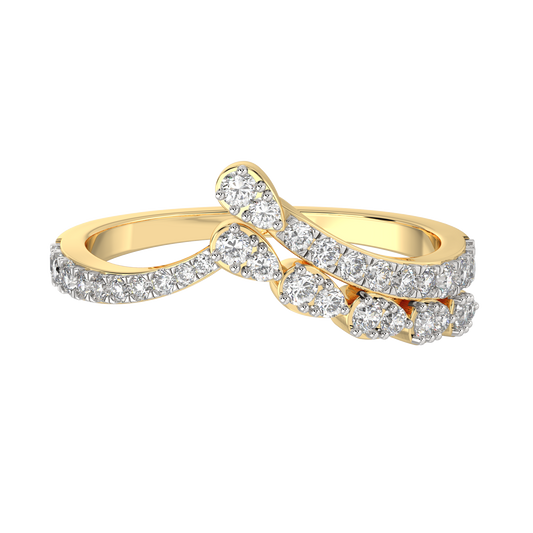 Yellow Gold-Serenity Lab-Grown Diamond Ring_view=3DH