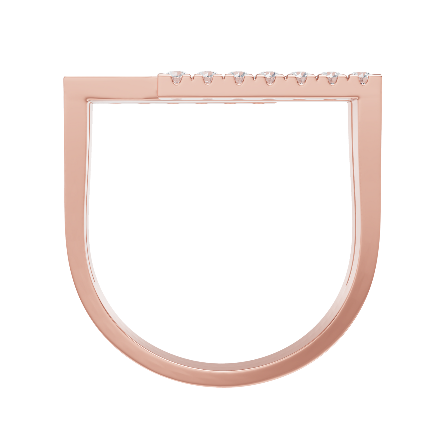 Pink Gold-Vertex Bar Ring_view=FRONT