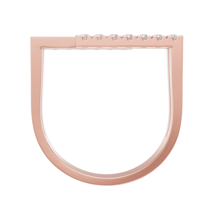Pink Gold-Vertex Bar Ring_view=FRONT