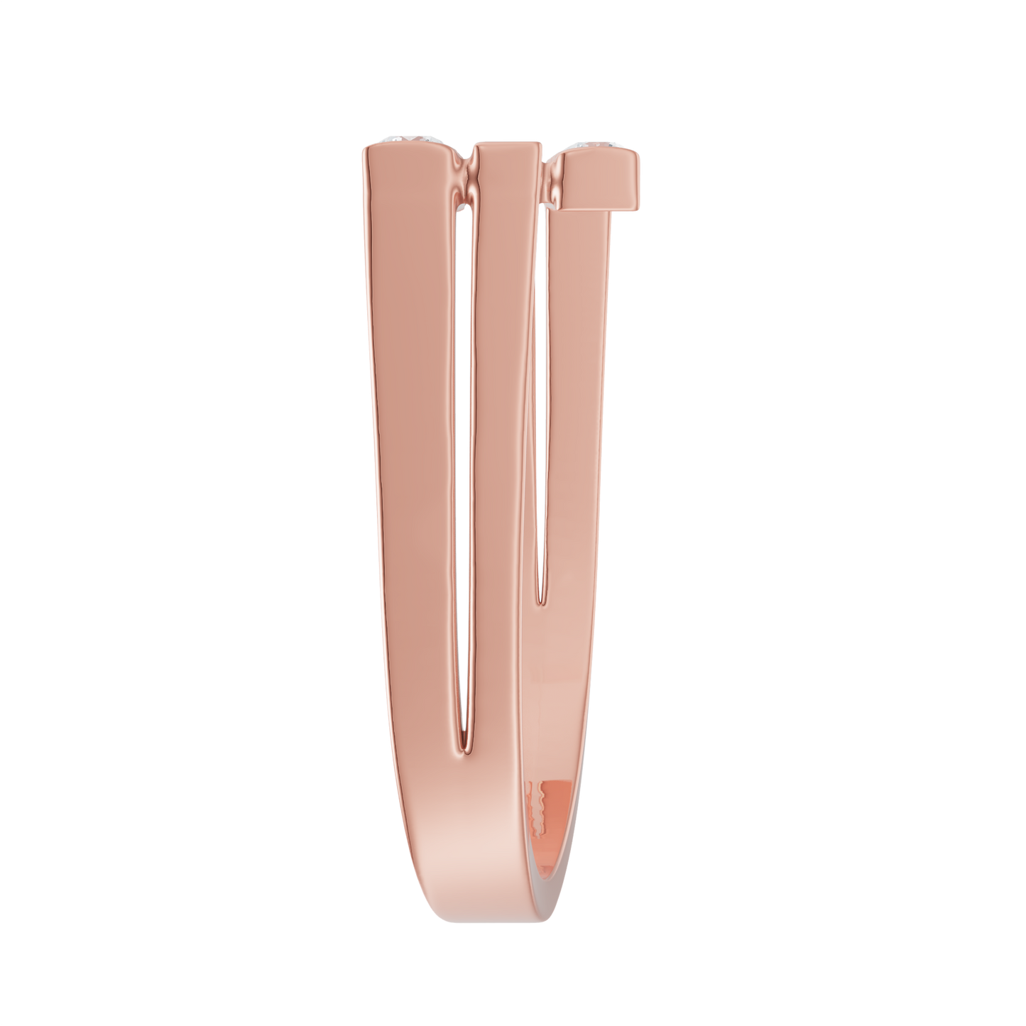 Pink Gold-Vertex Bar Ring_view=SIDE