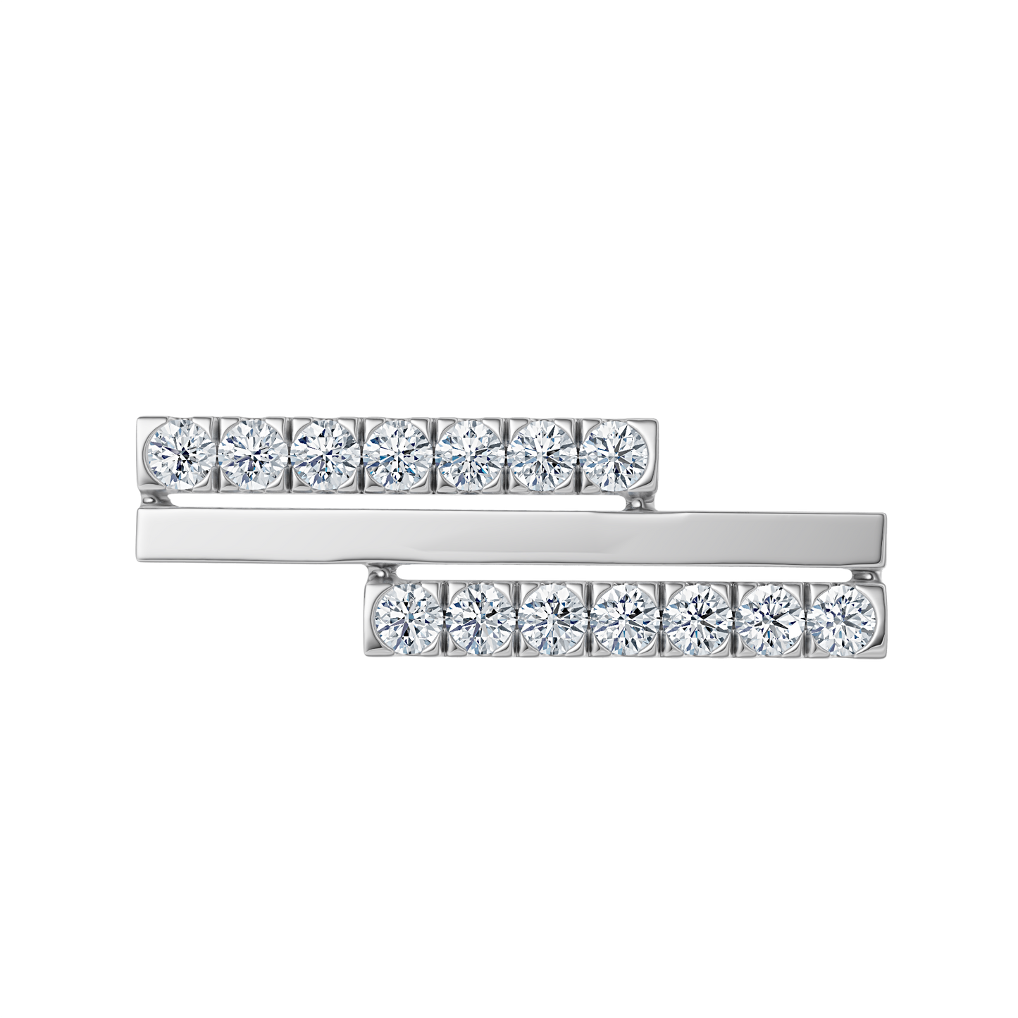White Gold-Vertex Bar Ring_view=TOP
