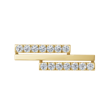 Yellow Gold-Vertex Bar Ring_view=TOP