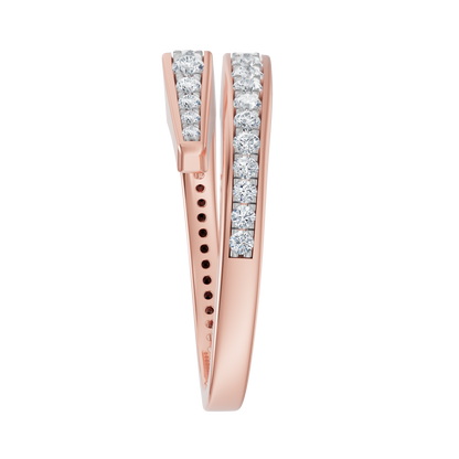 Pink Gold-Poise Bypass Ring_view=SIDE