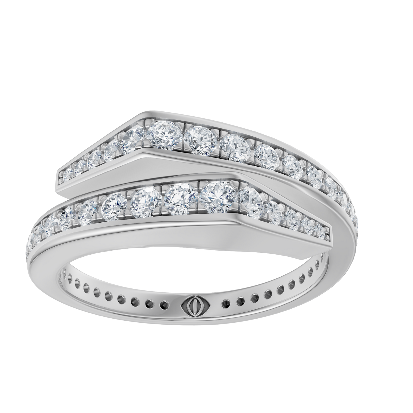 White Gold-Poise Bypass Ring_view=3DH