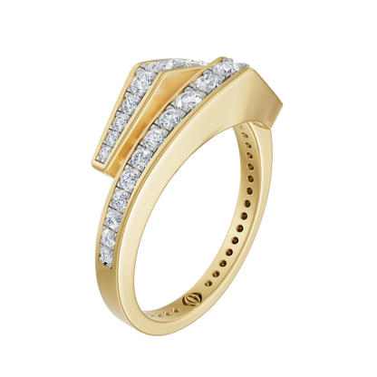 Yellow Gold-Poise Bypass Ring_view=3DV