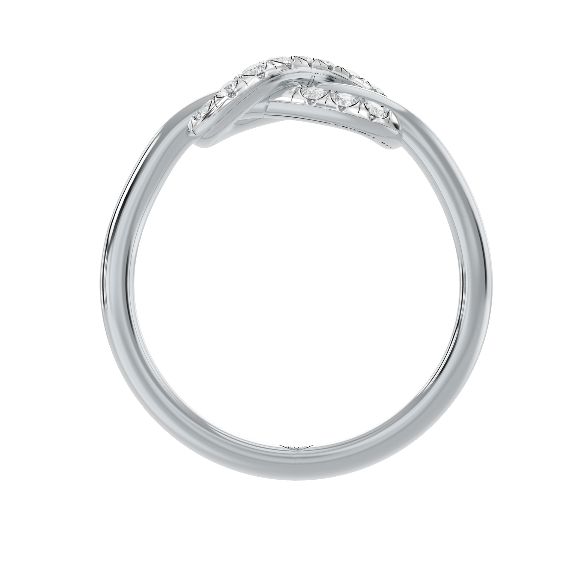 White Gold-Celestial Tapered Lab-Grown Diamond Ring_view=FRONT