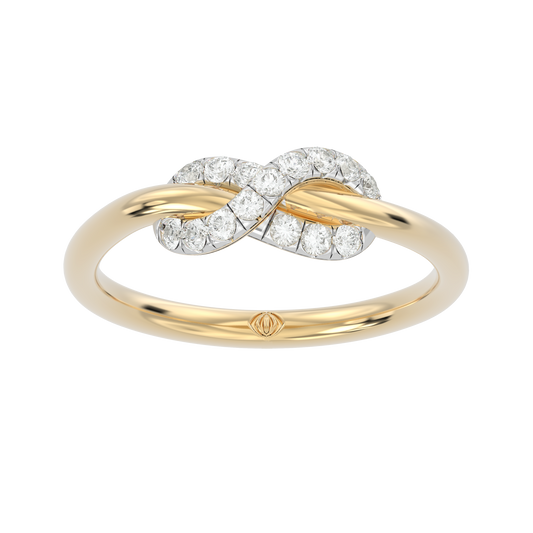 Yellow Gold-Celestial Tapered Lab-Grown Diamond Ring_view=3DH