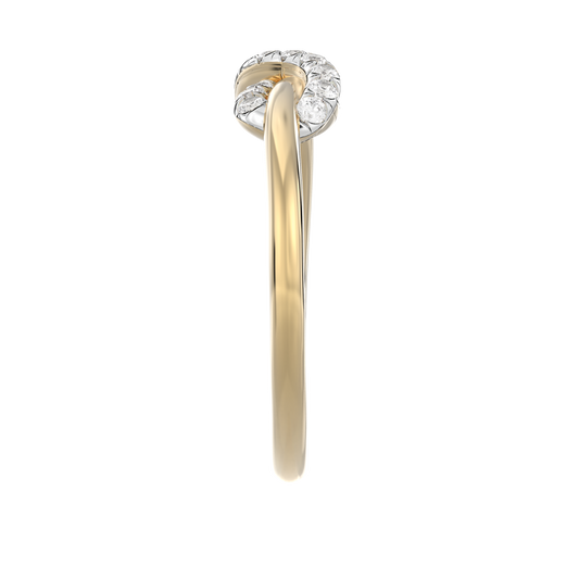 Yellow Gold-Celestial Tapered Lab-Grown Diamond Ring_view=SIDE