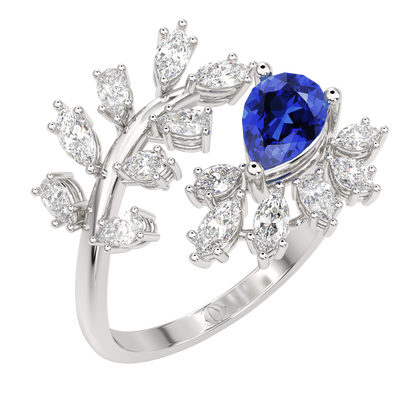 White Gold-Aurora Vintage-Inspired Lab-Grown Diamond Cocktail Ring_view=3DV