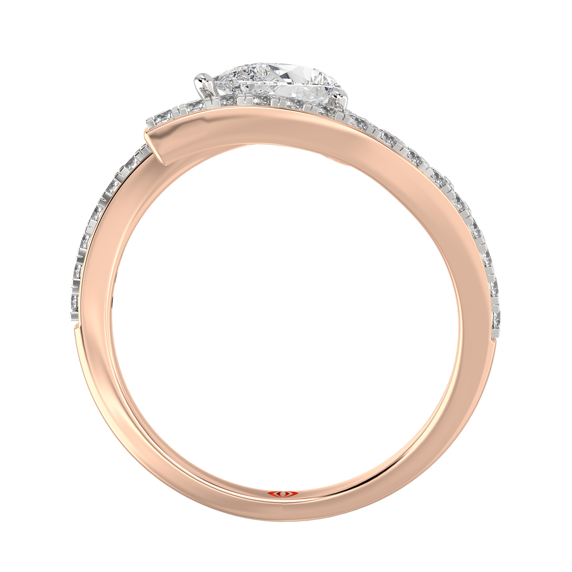 Pink Gold-Stardust Lab-Grown Diamond Cocktail Ring_view=FRONT