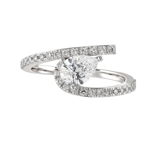 White Gold-Stardust Lab-Grown Diamond Cocktail Ring_view=TOP