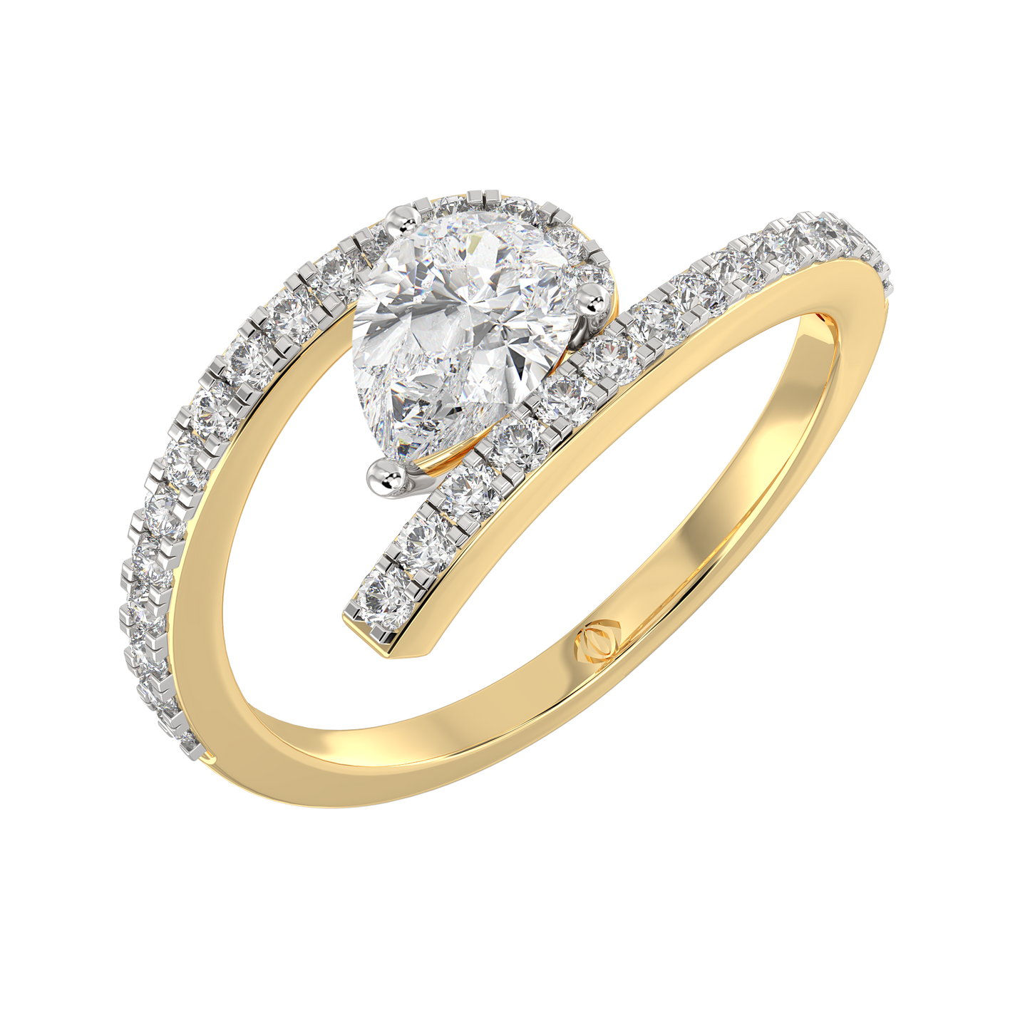 Yellow Gold-Stardust Lab-Grown Diamond Cocktail Ring_view=3DV