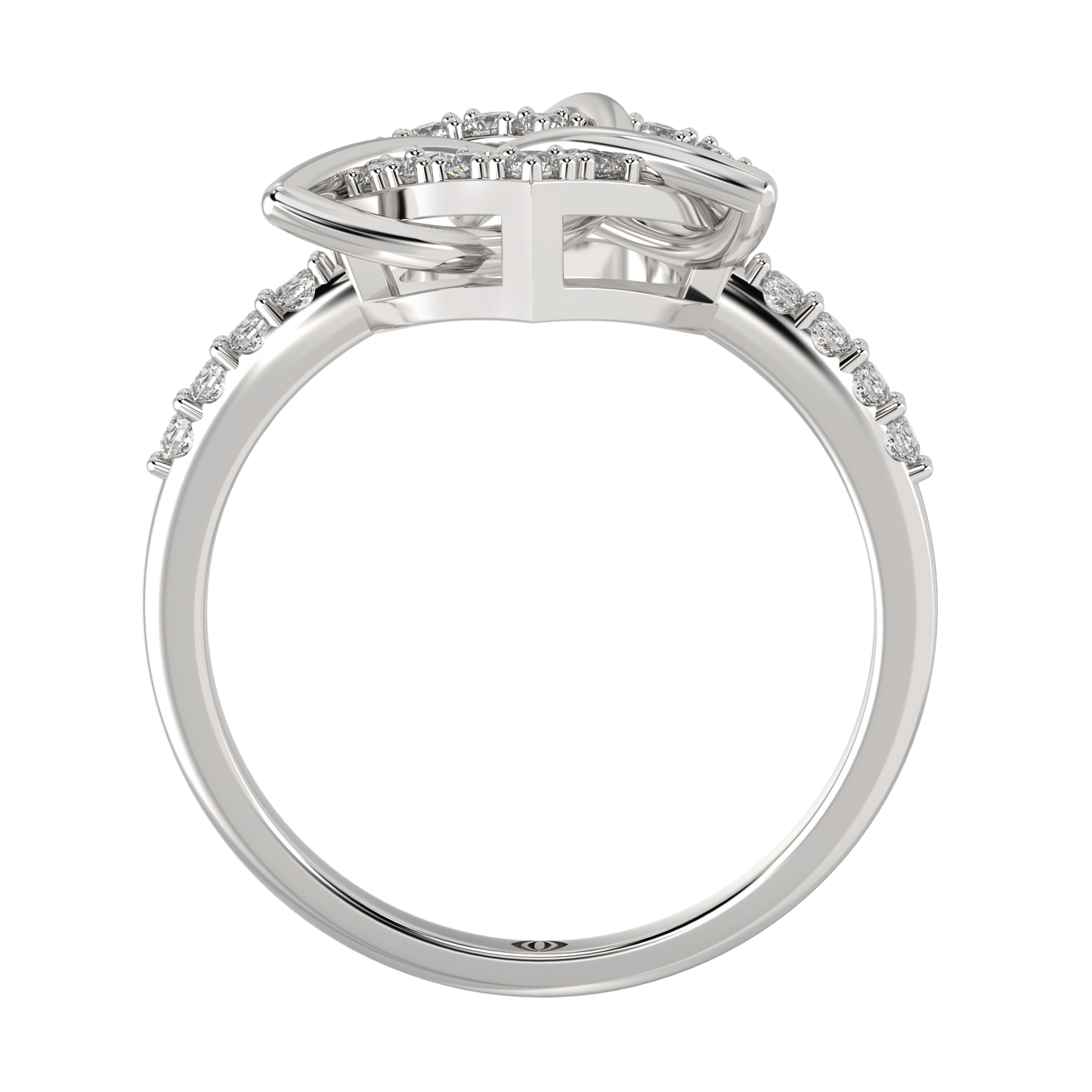 White Gold-Foundation Delicate Rings Lab-Grown Diamond Ring_view=FRONT