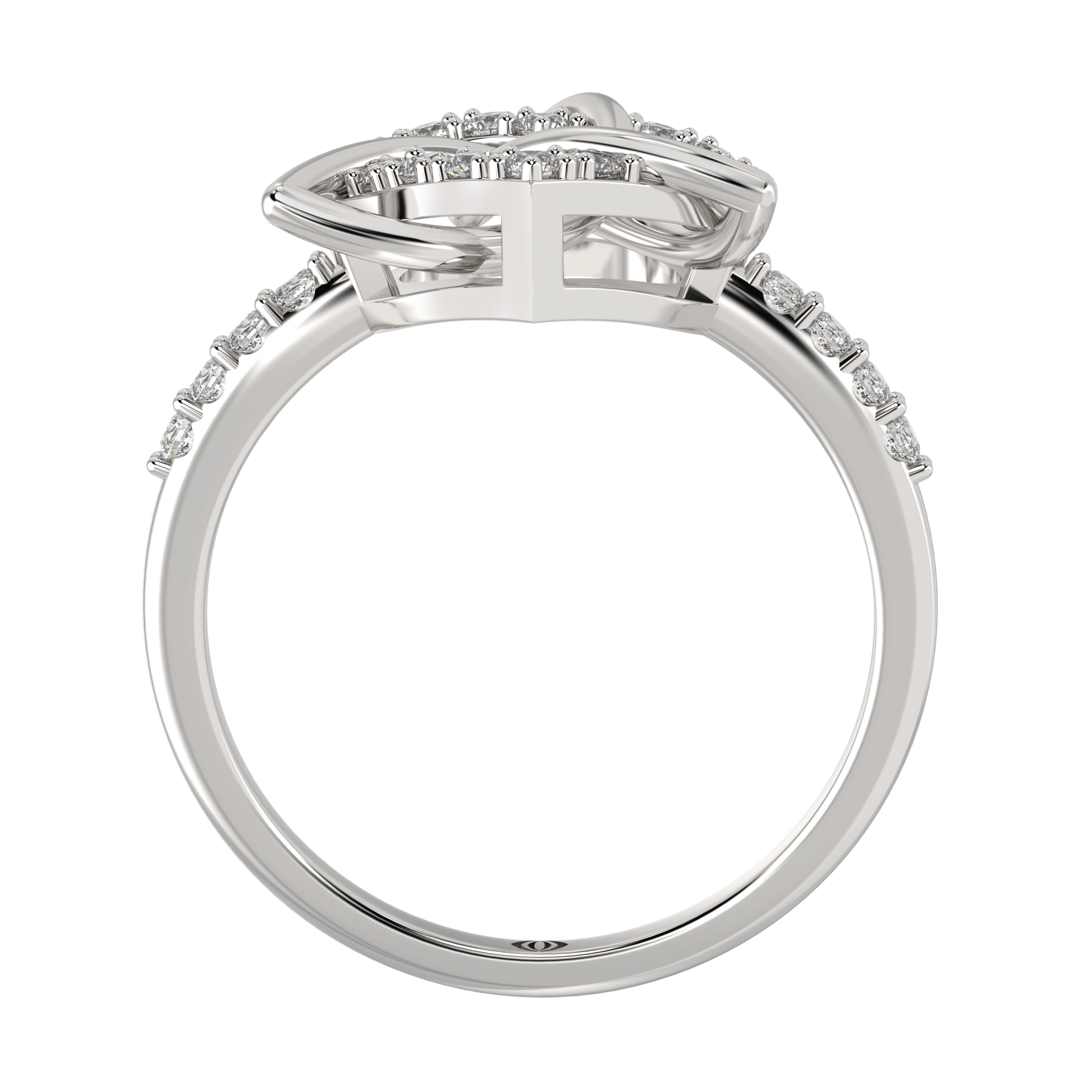 White Gold-Foundation Delicate Rings Lab-Grown Diamond Ring_view=FRONT