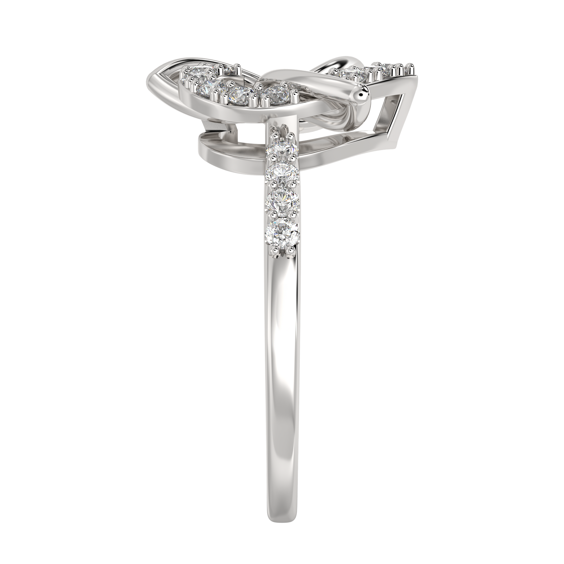 White Gold-Foundation Delicate Rings Lab-Grown Diamond Ring_view=SIDE