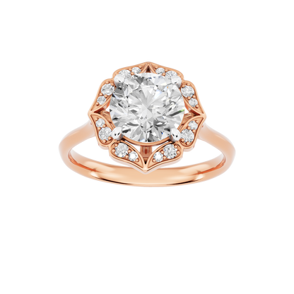 Pink Gold-Orion Lab-Grown Diamond Engagement Ring_view=3DH