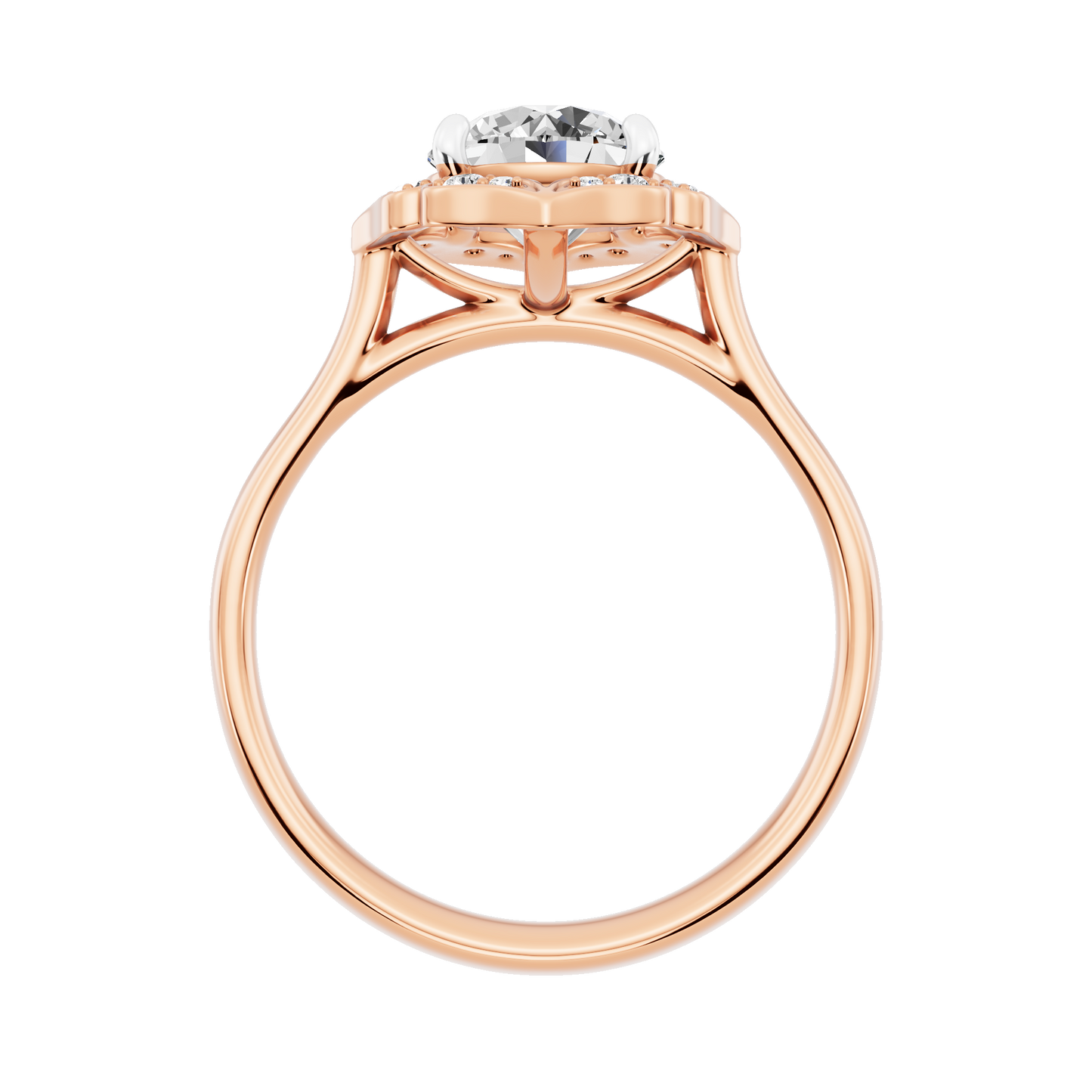 Pink Gold-Orion Lab-Grown Diamond Engagement Ring_view=FRONT