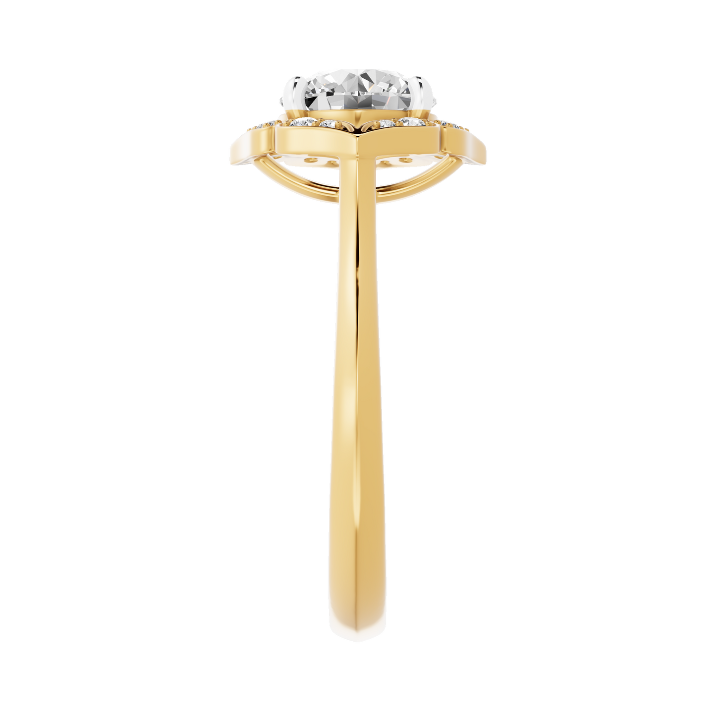 Yellow Gold-Orion Lab-Grown Diamond Engagement Ring_view=SIDE